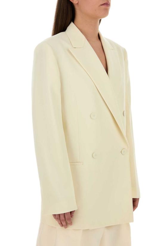  질샌더 수트 자켓 질 샌더 울 블레이저 크림 - JIL SANDER