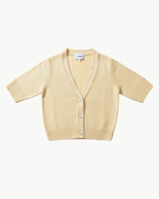  더블유 캐시미어 가디건 W.Cashmere 엘로디 캐시미어  버터 옐로우