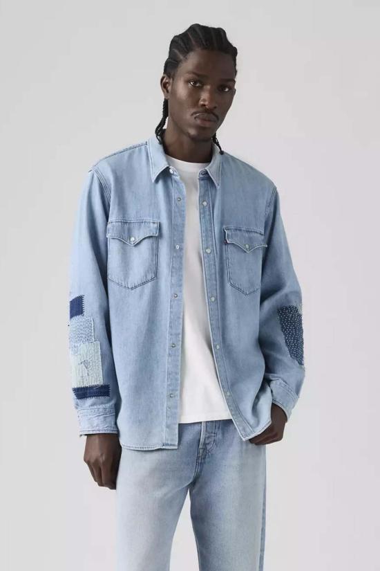  리바이스 데님 릴렉스핏 웨스턴 사시코 셔츠 - LEVI'S