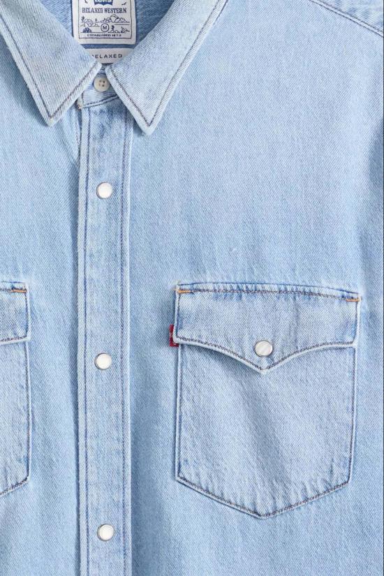  리바이스 데님 릴렉스핏 웨스턴 사시코 셔츠 - LEVI'S
