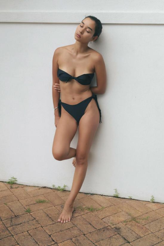  마레 퍼페투아 비키니 수영복 마레 페르페투아 반다나 바텀스 젯 블랙 - MARE PERPETUA