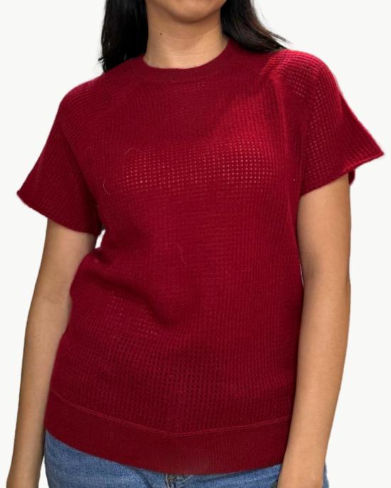  브라조 트리콧 스웨터 브라조 트리코 클로버 스웨트셔츠 클라렛 - BRAZEAU TRICOT