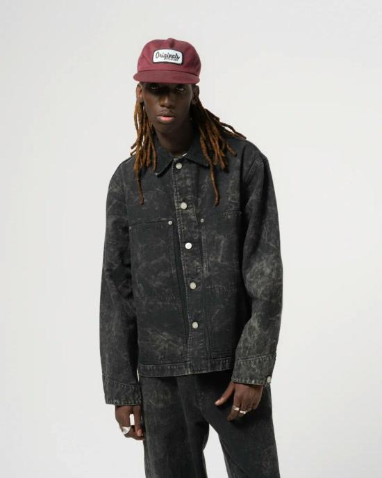  잇 더스트 자켓 Eat Dust Arizona Jacket Canvas Asphalt - EAT DUST