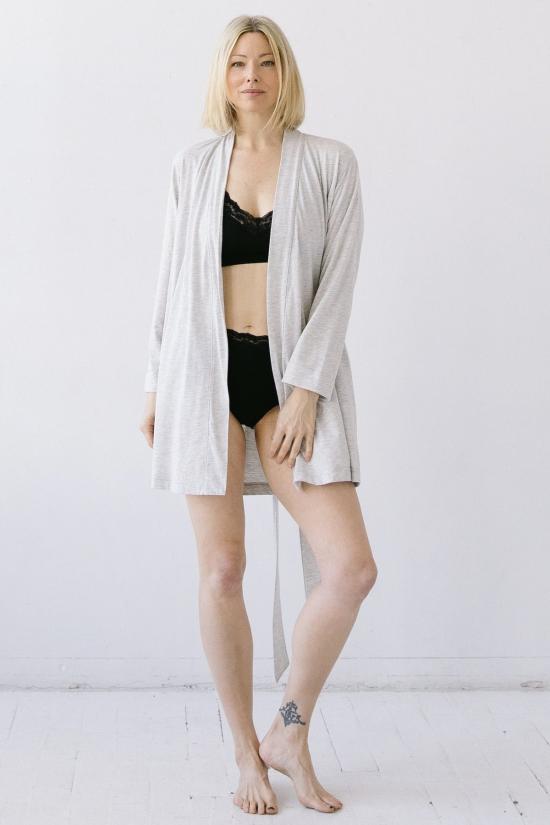  살루아 란제리 언더웨어 숏 트래블 로브 피마 코튼 - SALUA LINGERIE