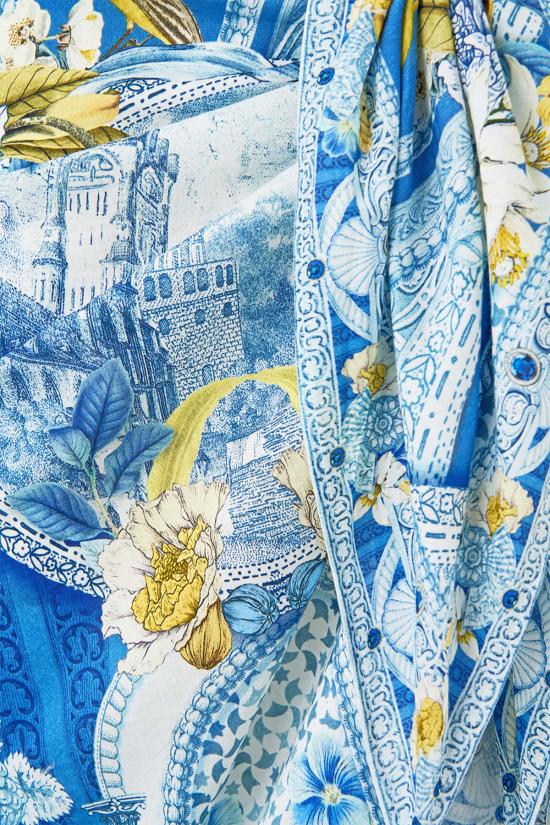  Camilla International 비치웨어 Woven Short Sarong With Tassels De Nada Granada - OTHER BRANDS