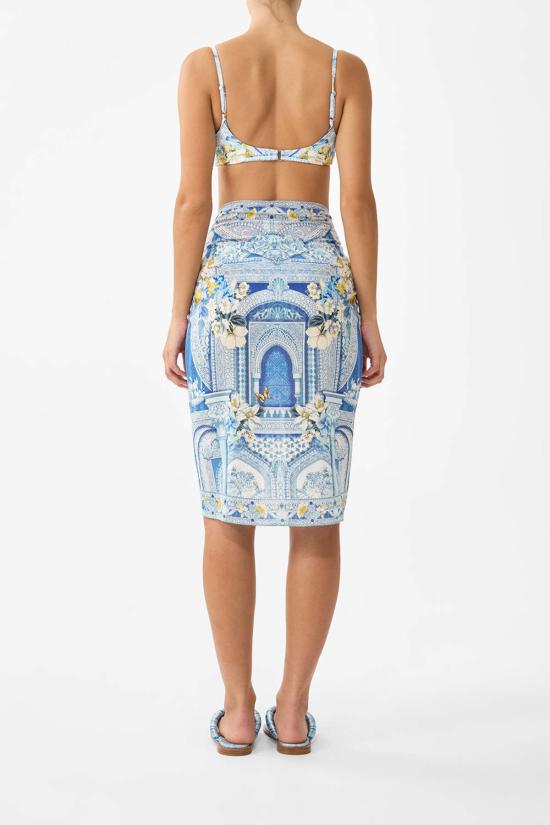  Camilla International 비치웨어 Woven Short Sarong With Tassels De Nada Granada - OTHER BRANDS