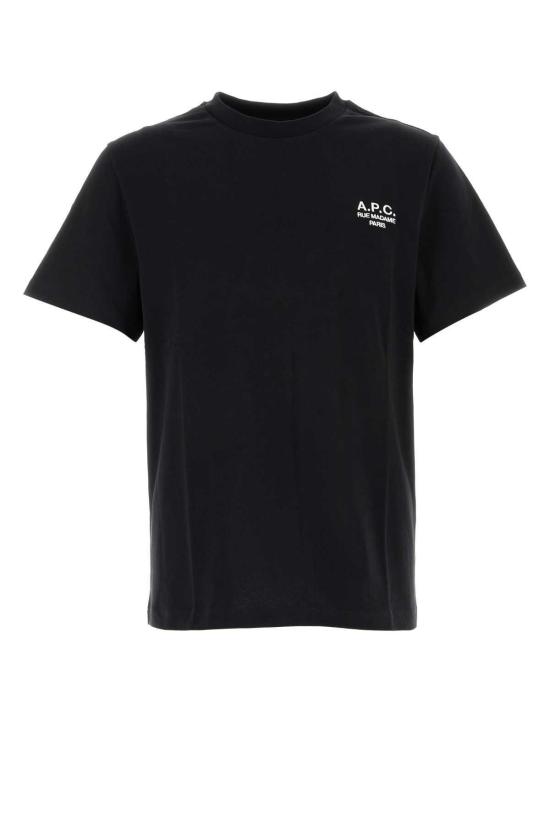  아페쎄 반팔 티셔츠 A.P.C. 유기농 면 티셔츠 느와르블랑
