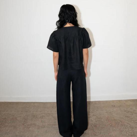  지 로파 셔츠 Zii Ropa Ceci 탑 블랙 - ZII ROPA
