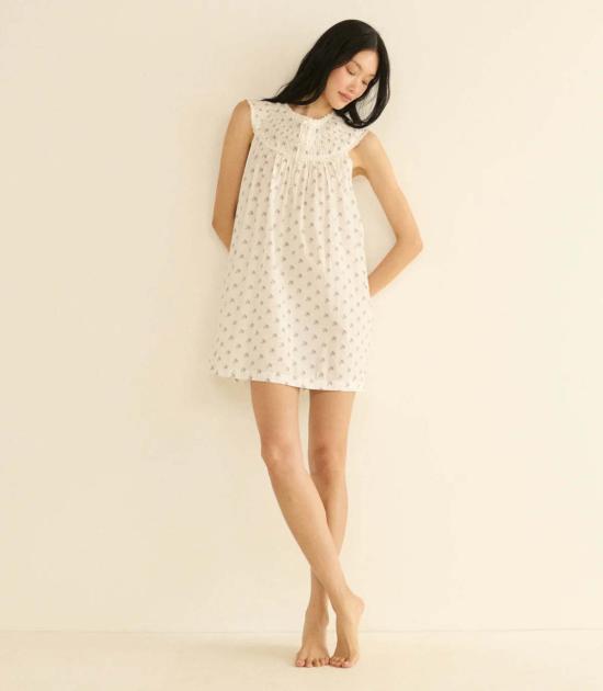  도엔 미디 원피스 Dôen Verity 드레스 쁘띠 포시 칼리코 - DOEN