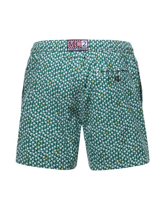 26FW 세인트바쓰 스윔팬츠 LIG0016 04031L GREEN WHITE - MC2 SAINT BARTH