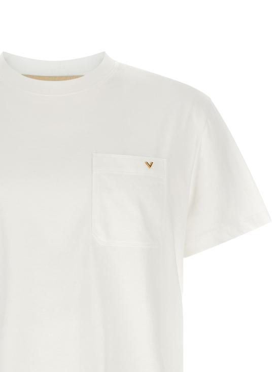 26FW 발렌티노 가라바니 반팔 티셔츠 발렌티노 티셔츠 화이트 - VALENTINO GARAVANI