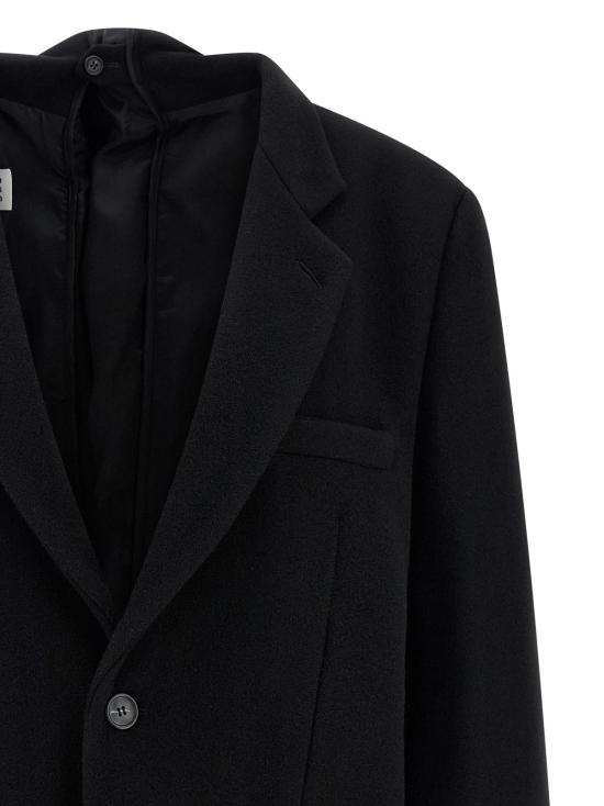  MM6 메종마르지엘라 수트 자켓 Mm6 메종 마르지엘라 버진 울 블레이저 블랙 - MM6 MAISON MARGIELA