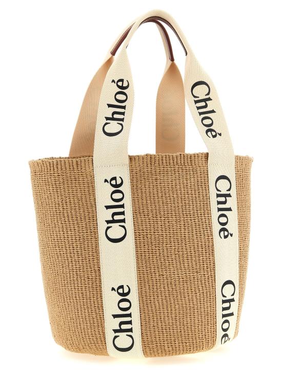 26FW 끌로에 토트백 우디  베이지 - CHLOE