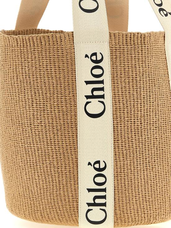 26FW 끌로에 토트백 우디  베이지 - CHLOE