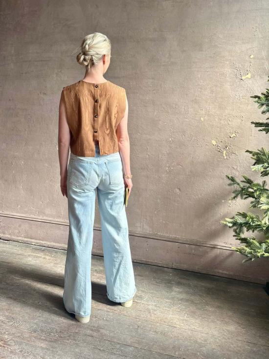 레이첼 코미 민소매 티셔츠 야나 탑 월넛 - RACHEL COMEY