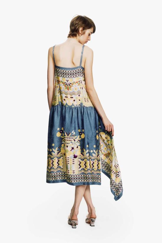  안나 수이 롱 원피스 326B70 INDIGO MULTI - ANNA SUI