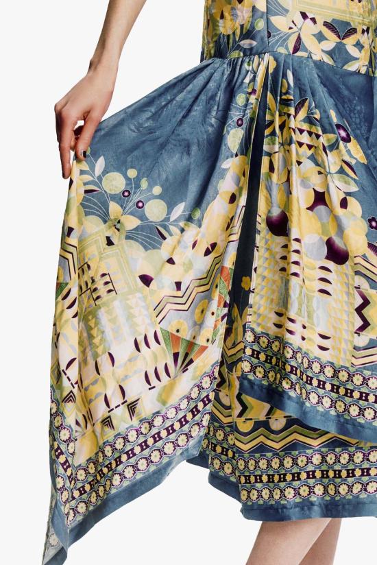  안나 수이 롱 원피스 326B70 INDIGO MULTI - ANNA SUI