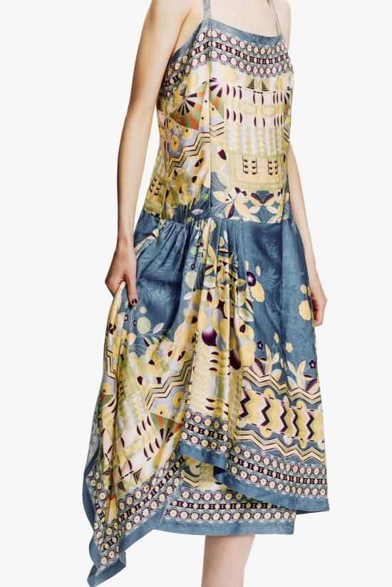  안나 수이 롱 원피스 326B70 INDIGO MULTI - ANNA SUI