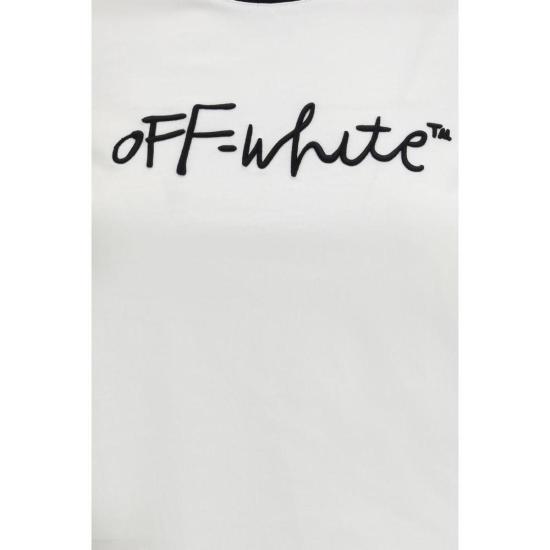  오프화이트 반팔 티셔츠 더 스크립트 티셔츠 - OFF WHITE