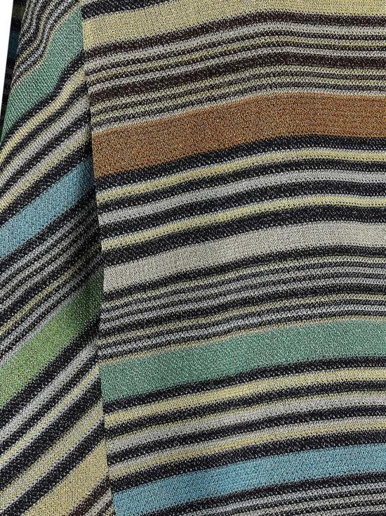  미소니 반팔 티셔츠 미쏘니 비스코스 티셔츠 멀티컬러 - MISSONI