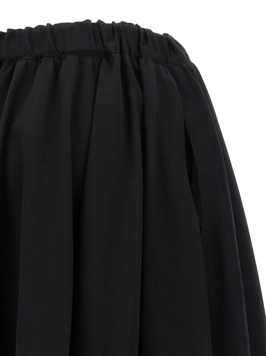  꼼데가르송 숏 스커트 Comme Des Garçons 울 미니 스커트 블랙 - COMME DES GARCONS