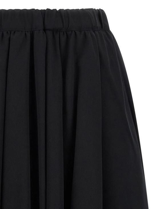  꼼데가르송 숏 스커트 Comme Des Garçons 울 미니 스커트 블랙 - COMME DES GARCONS