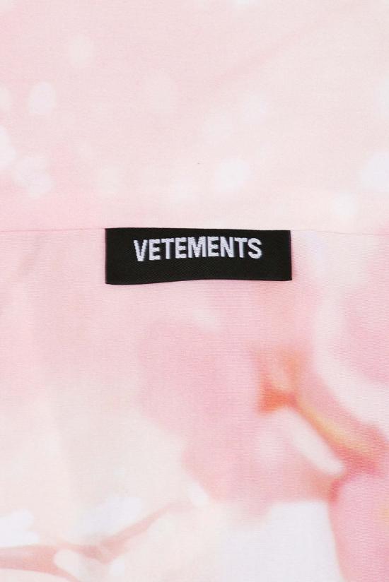 베트멍 반팔 티셔츠 애니메이션 반팔 셔츠 핑크 - VETEMENTS