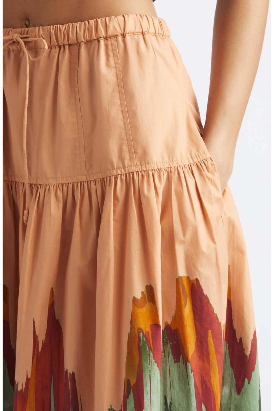  울라 존슨 롱 스커트 PF260313 BROWN - ULLA JOHNSON