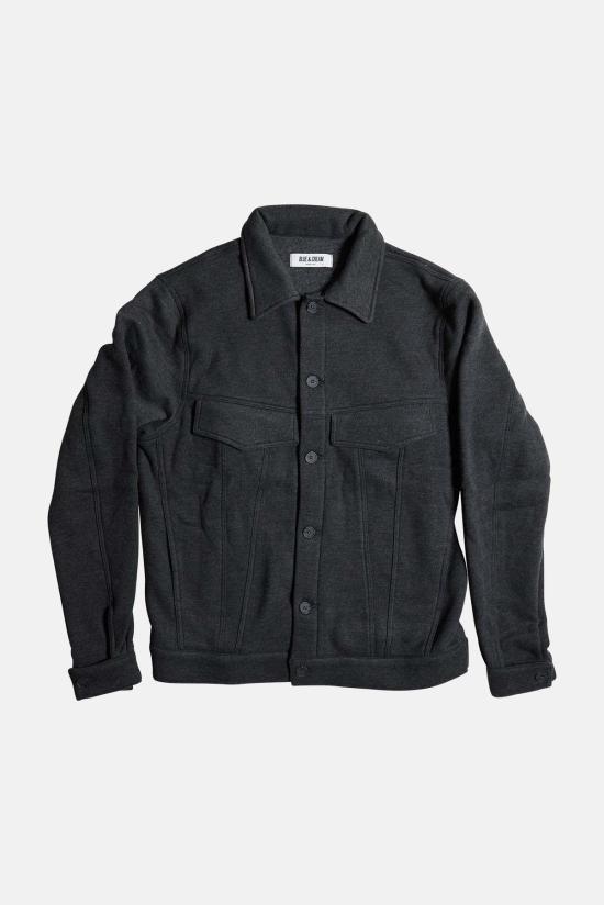  블루&크림 자켓 WVBC22 MOW270 CHARCOAL HEATHER - BLUE&CREAM