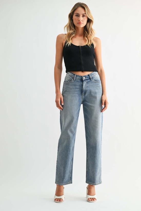  저스트 블랙 데님 데님 팬츠 BP525J BLUE - JUST BLACK DENIM