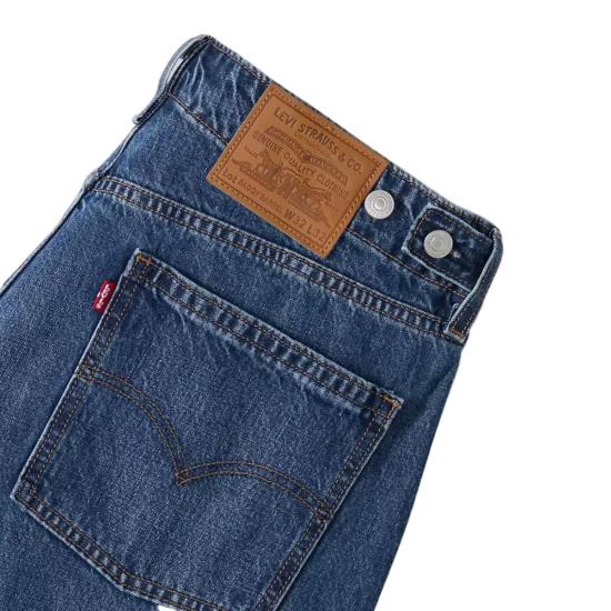  리바이스 데님 팬츠 배기 배럴 진 미디엄 인디고 블루 - LEVI'S