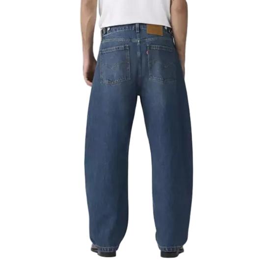  리바이스 데님 팬츠 배기 배럴 진 미디엄 인디고 블루 - LEVI'S