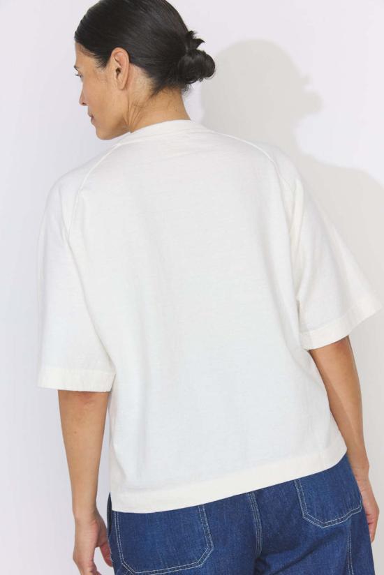  선레이 스포츠웨어 반팔 티셔츠 선레이 마후나 SS 티셔츠 오프 화이트 - SUNRAY