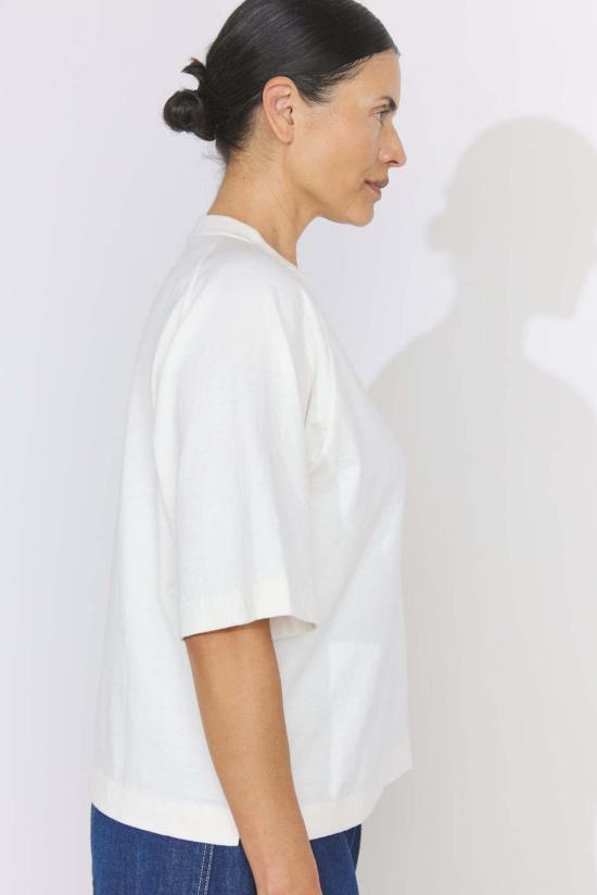  선레이 스포츠웨어 반팔 티셔츠 선레이 마후나 SS 티셔츠 오프 화이트 - SUNRAY