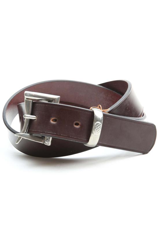  Faizey Leather Goods Ltd. 벨트 Faizey Leather 1.5 퀵 릴리스 퓨터 버클  체스트넛
