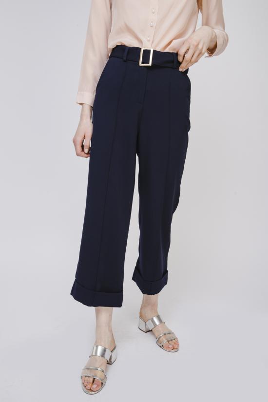  Fansilanen 스트레이트 팬츠 벨트가 있는 팬실라넨 와이드 팬츠 - OTHER BRANDS