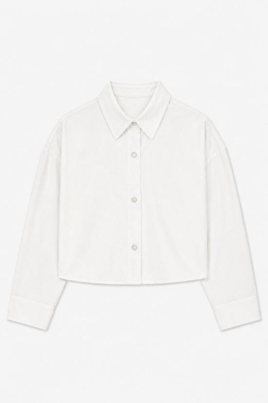  더 타일 클럽 셔츠 WVBCW2410T CORD WHITE