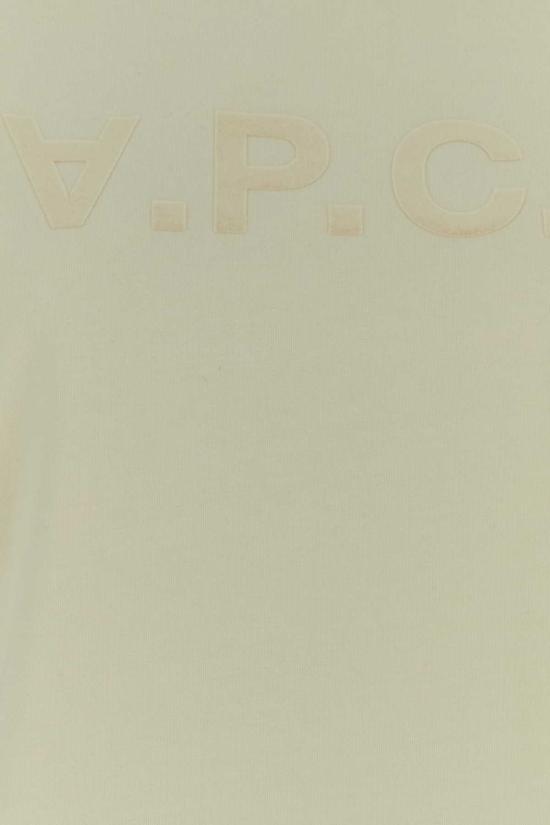  아페쎄 반팔 티셔츠 A.P.C. 크림 코튼 티셔츠 (유기농 면) - A.P.C.