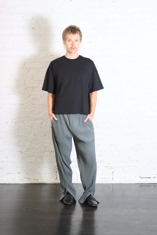  이세이 미야케 스트레이트 팬츠 Homme Plisse Issey Miyake 멀티 패스티드 - ISSEY MIYAKE