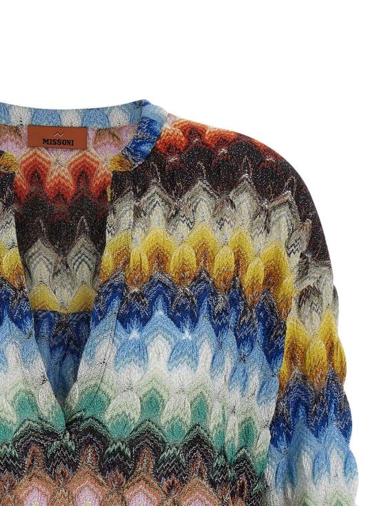 미소니 블라우스 미쏘니 램 니트  멀티컬러 - MISSONI
