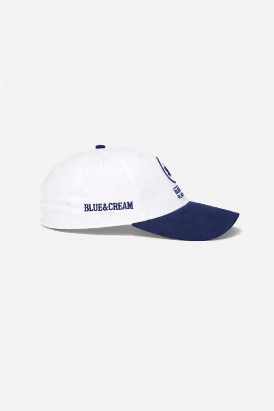  블루&크림 볼캡 BNCUFW22 06 WHITE NAVY - BLUE&CREAM