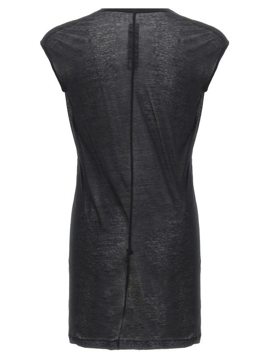  릭 오웬스 반팔 티셔츠 딜런 티셔츠 블랙 - RICK OWENS