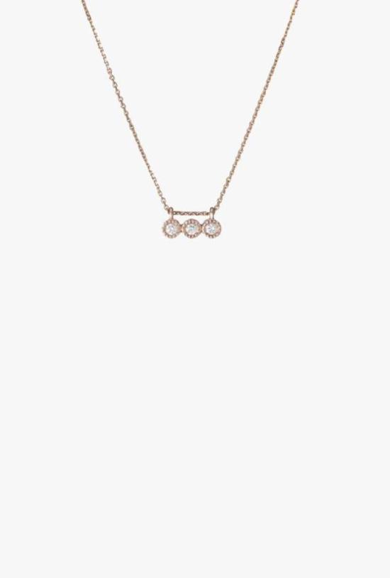  제니 권 디자인스 목걸이/팬던트 제니 권 디자인 3 다이아몬드 목걸이 14K 옐로우/화이트/로즈 골드 - JENNIE KWON DESIGNS