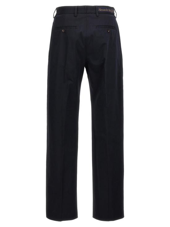  알렉산더 맥퀸 치노 팬츠 카메라 스트랩  블루 - ALEXANDER MCQUEEN