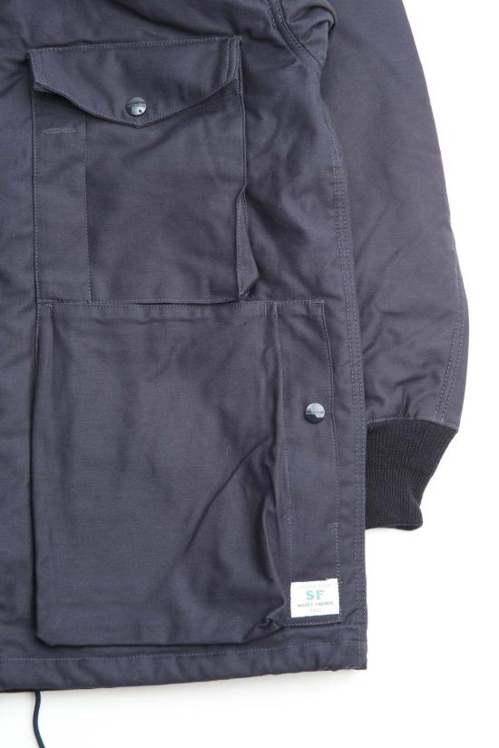  사사프라스 자켓 D/C 아머 브레이커 백 새틴 재킷 - SASSAFRAS