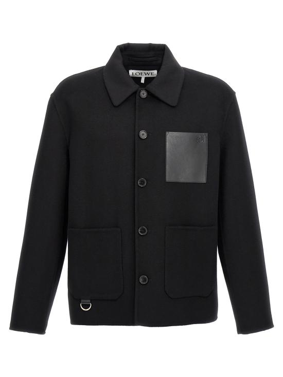 26SS 로에베 데님 자켓 H526Y02W93 1100 BLACK DOM