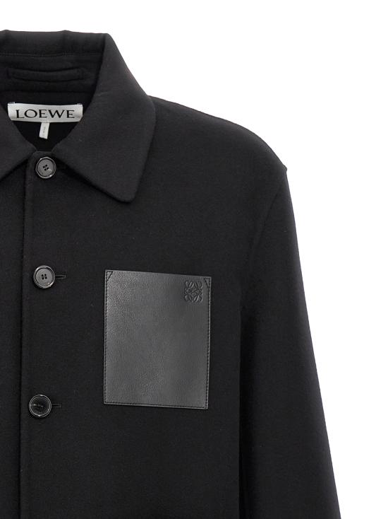 26SS 로에베 데님 자켓 H526Y02W93 1100 BLACK DOM - LOEWE