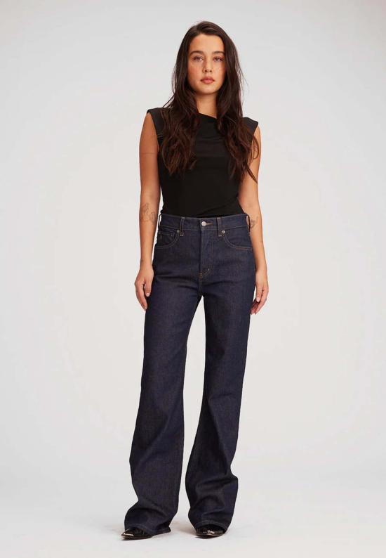  에티카 데님 팬츠 ética Echo High Rise Boot Jeans Greenwich