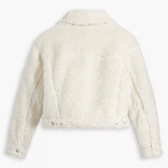  리바이스 코트 Levi's Baby Bubble Sherpa Trucker Jacket 코코넛 밀크 - LEVI'S