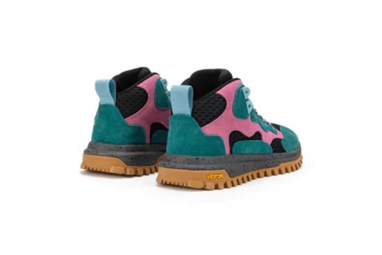  브랜드 블랙 스니커즈 브랜드블랙 산타모니카  블랙/그린 - BRAND BLACK